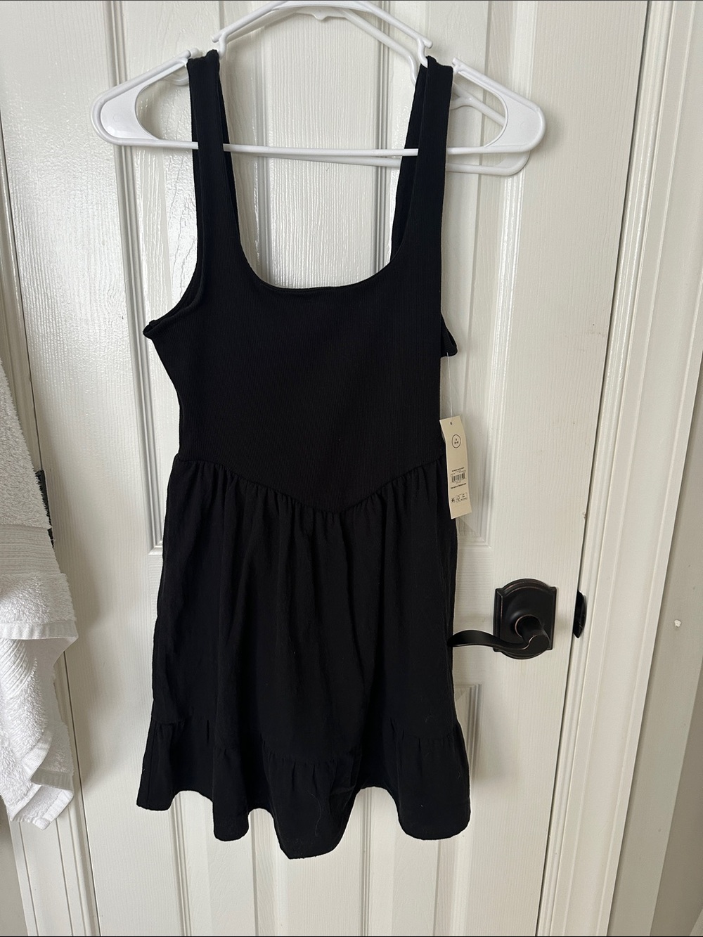 No Boundaries Black Midi Dress